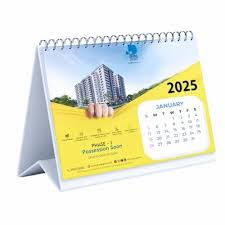 Table Calendar 1/8 6 Sheets/12 Sides